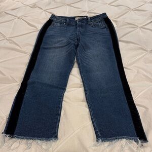Publish Women's Jeans with Black Velvet Stripe